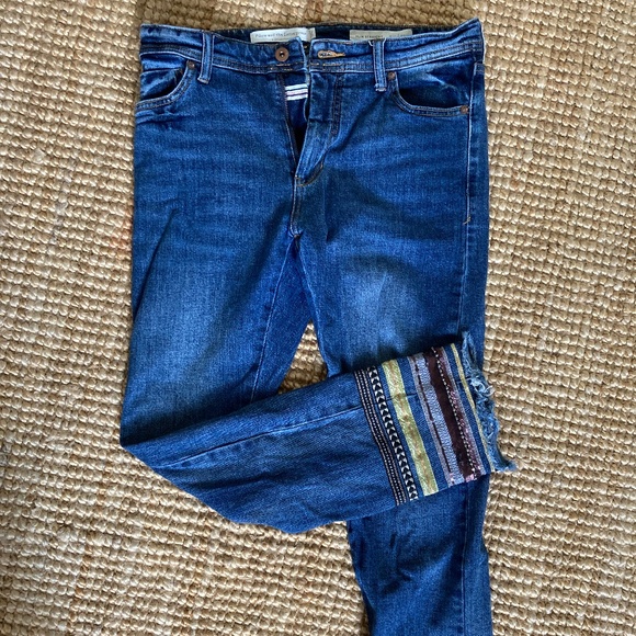 Pilcro Slim Straight jeans, embellished, 27 - Picture 2 of 9